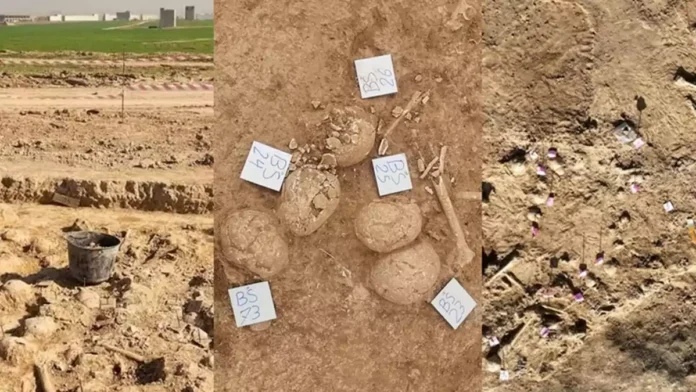 Erbil’de 1400 yıllık toplu mezar bulundu