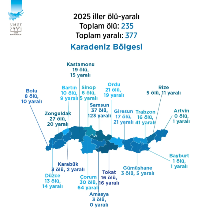 Türkiye'nin şiddet haritası: 3 bin 422 silahlı olayda 2 bin 225 kişi öldü