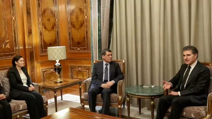 Neçirvan Barzani, DSG Komutanı Mazlum Abdi ile görüştü