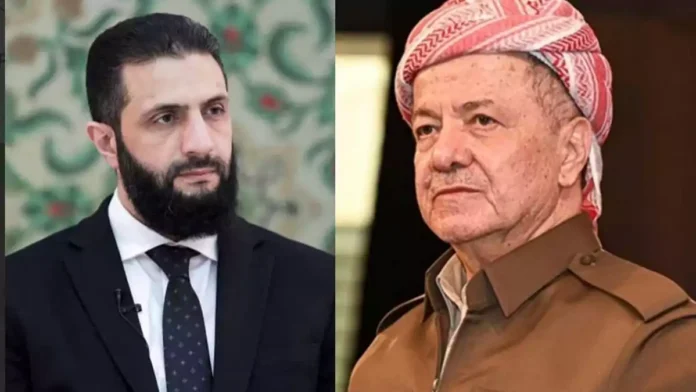 Barzani, SDG–Şam anlaşmasına desteğini iletti