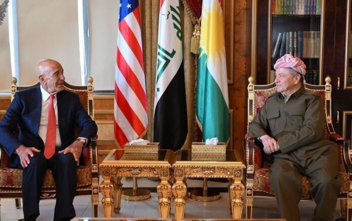 Barzani, Tom Barrack ile telefonda görüştü