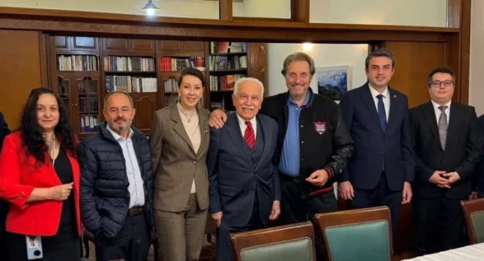 “Amerika karşıtı” Perinçek, Elon Musk’ın babasını ağırladı