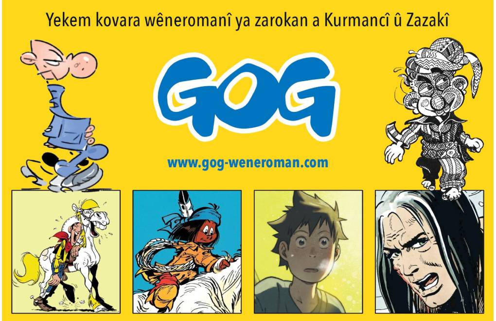 GOG, yekem kovara wêneromanî a bi Kurdî wê dest bi weşanê bike