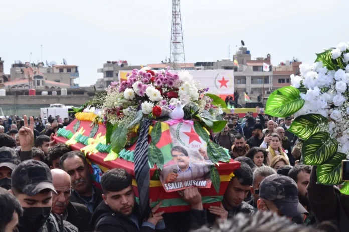 Salih Muslim memleketi Kobanî’ye uğurlandı