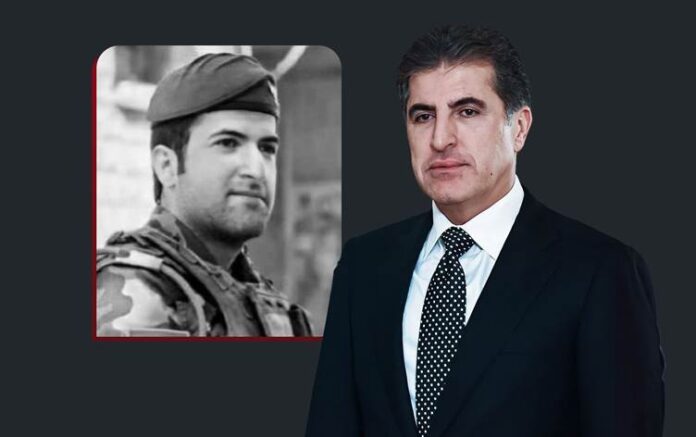 Nêçîrvan Barzanî ji malbat û hevalên Pêşmergeyê şehîd re sersaxî xwest