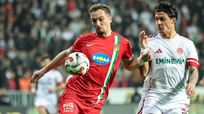 Amedspor son dakikada 1 puan kurtardı