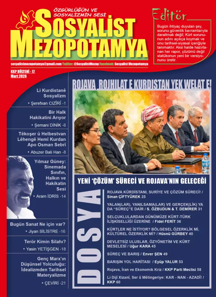 Sorunun Adı Kürt Sorunudur! | Sosyalist Mezopotamya - EDİTÖR 